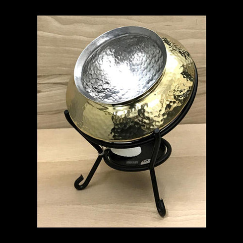 Brass Kulcha Channa Handi DEEP